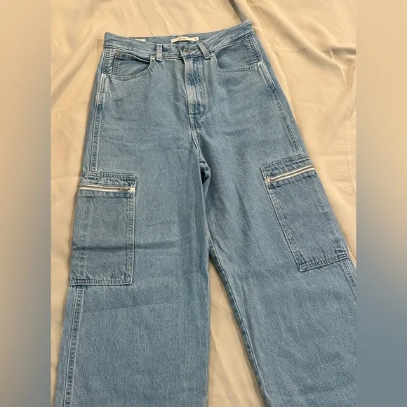Levi’s High Loose Ample Haut Women’s Blue Jeans - Size 27 - Picture 4 of 14